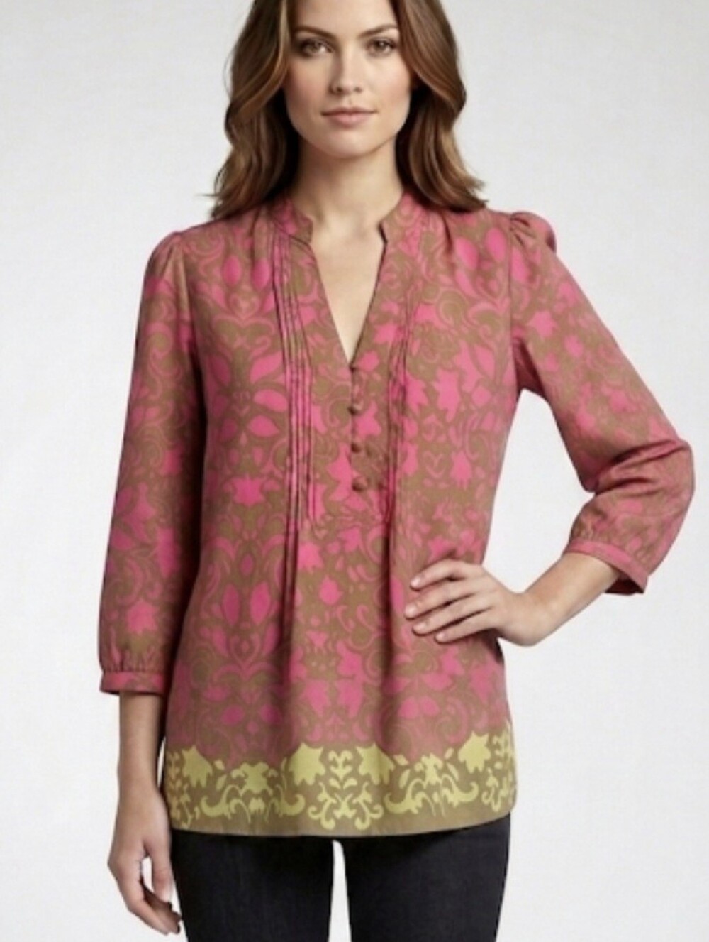 banana Republic Boho Floral Blouse